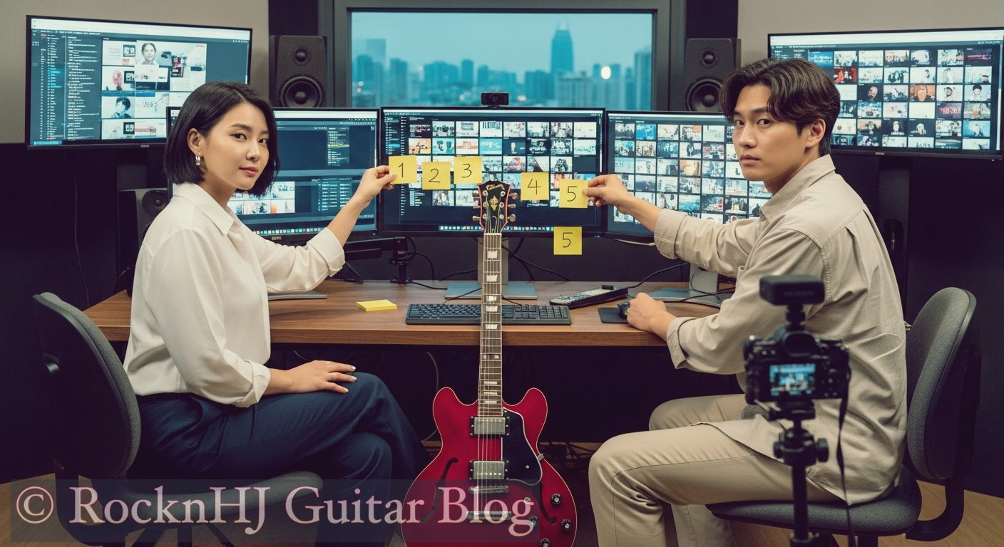 유튜브 일렉기타 독학