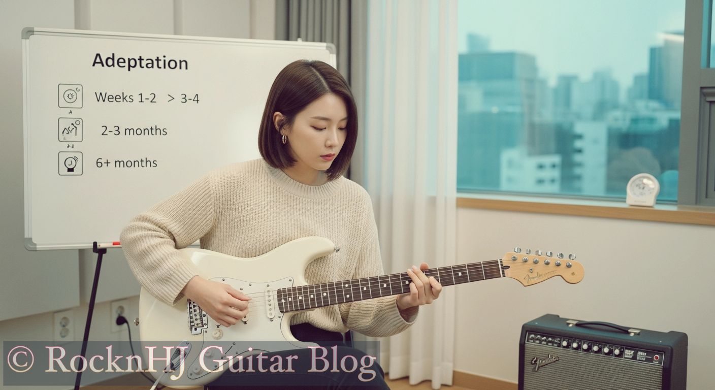 일렉기타 손톱관리와 손끝물집 : 연주력 향상을 위한 과학적 접근