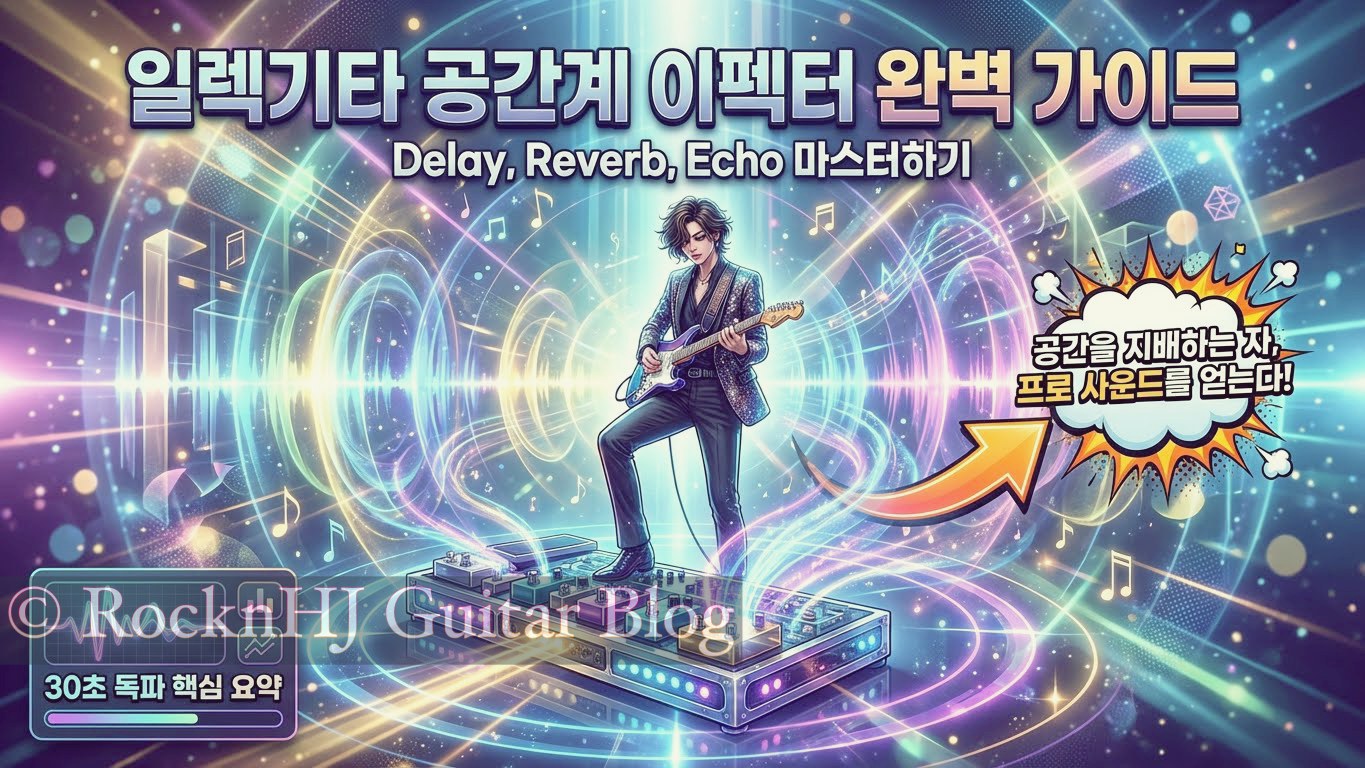 일렉기타 공간계 이펙터:Reverb · Delay · Echo