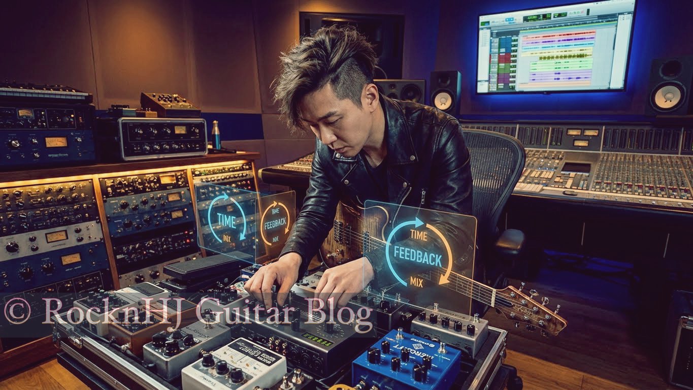 일렉기타 공간계 이펙터:Reverb · Delay · Echo