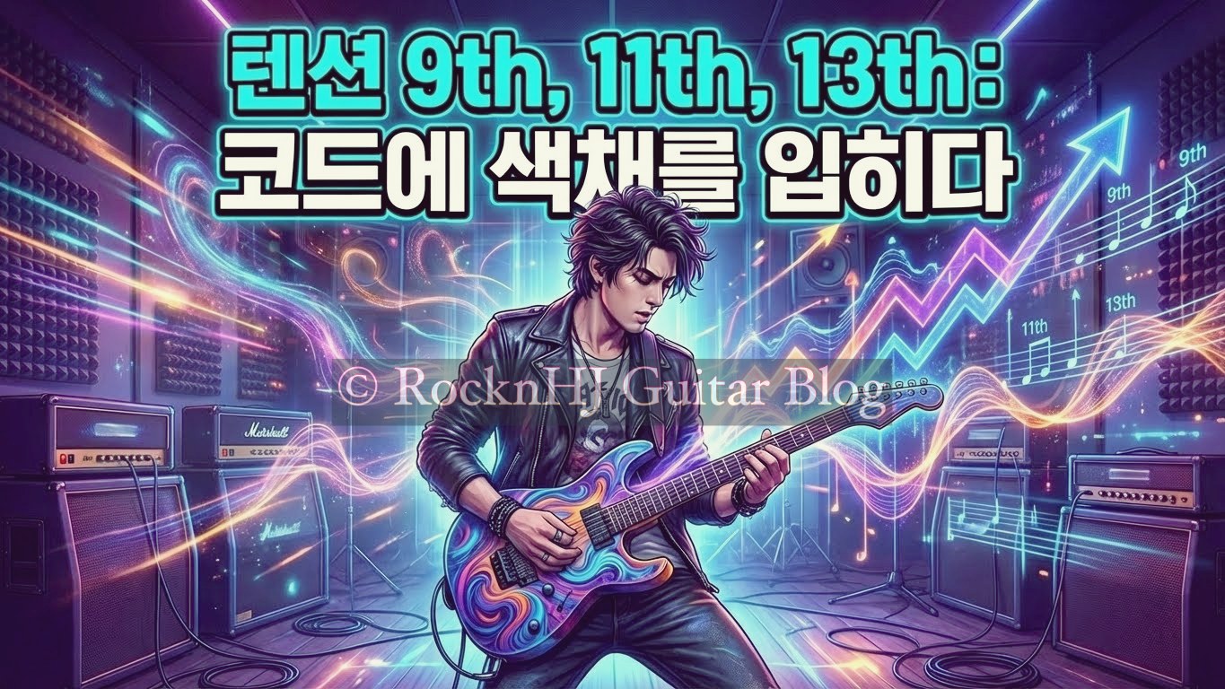 텐션 9th, 11th, 13th : 코드에 색채를 입히는 확장음