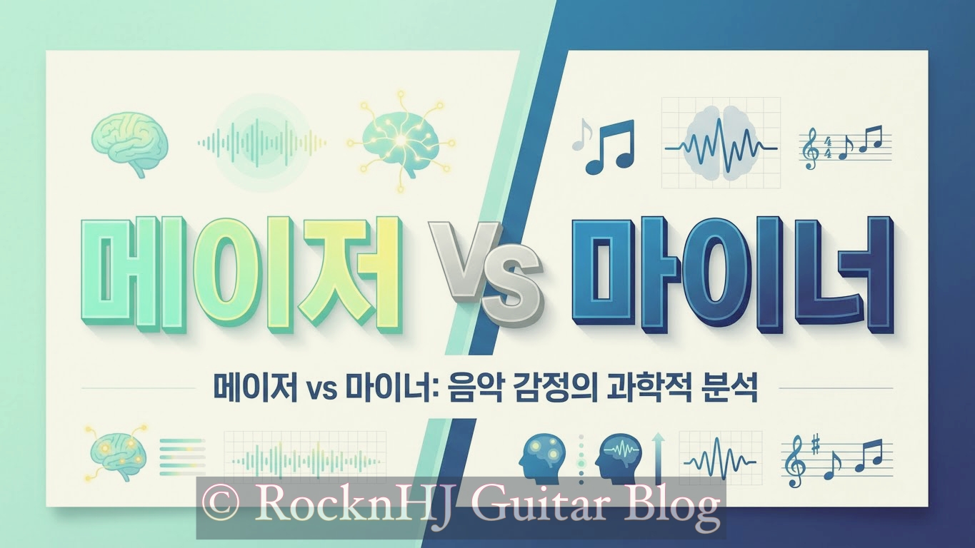 메이저와 마이너의 감정 차이: 왜 밝고 어둡게 들릴까